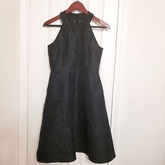 Calvin Klein, Formal, Brocade, Halter, Fit and Fla - Picture 5 of 6